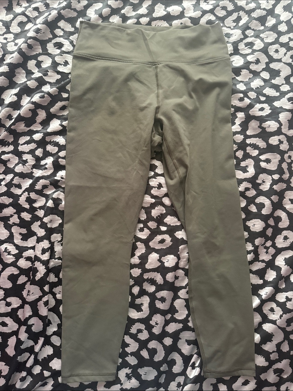 Fabletics Olive Green High-Waist Leggings